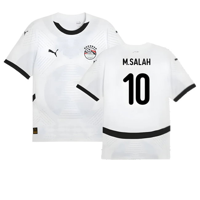 2024-2025 Egypt Away Shirt (M.Salah 10)-SoccerKits Hub | Buy Soccer Jerseys Online